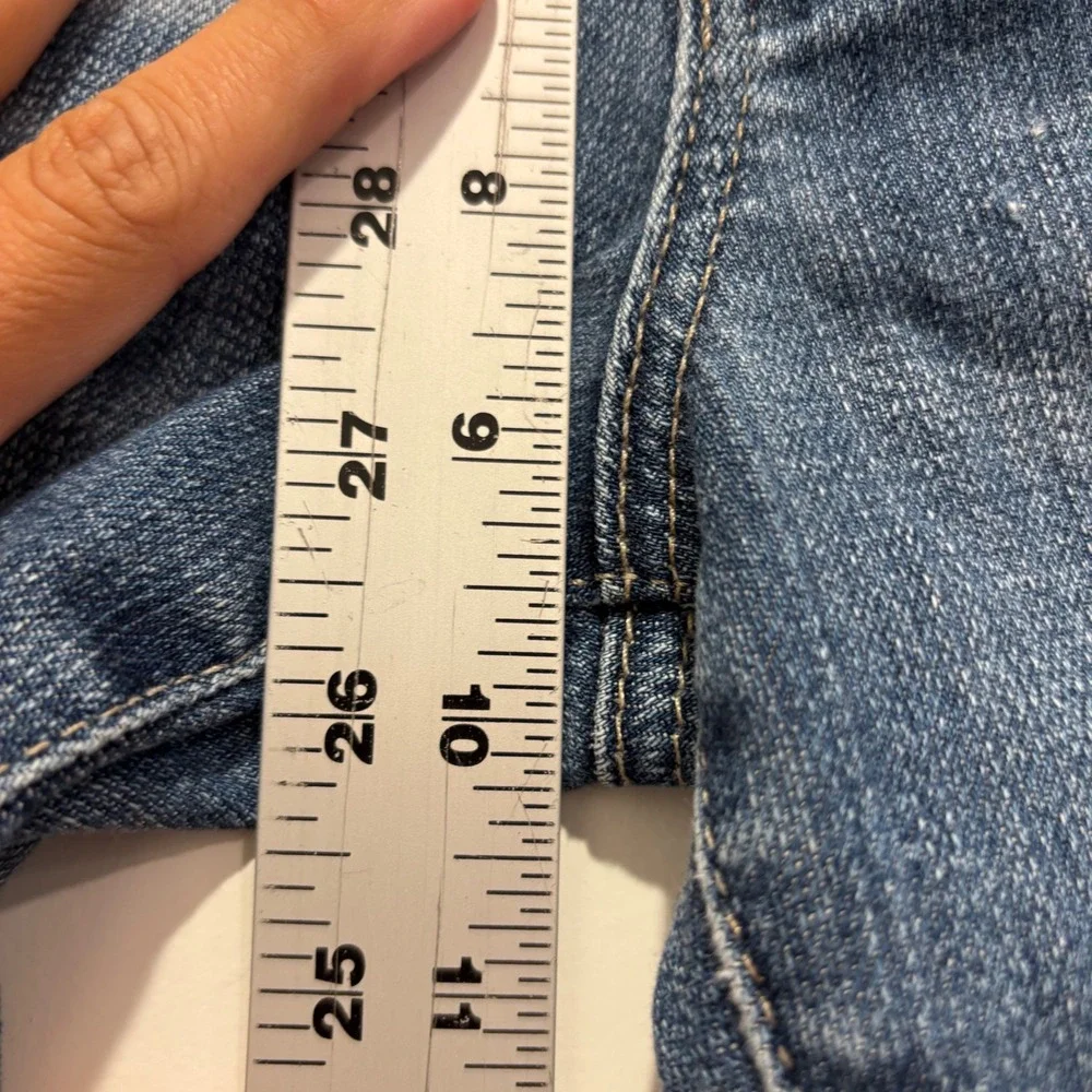AG Adriano Goldschmied Aubrey Skinny Straight Jeans Blue 25R PVC1473-10Y-DBA